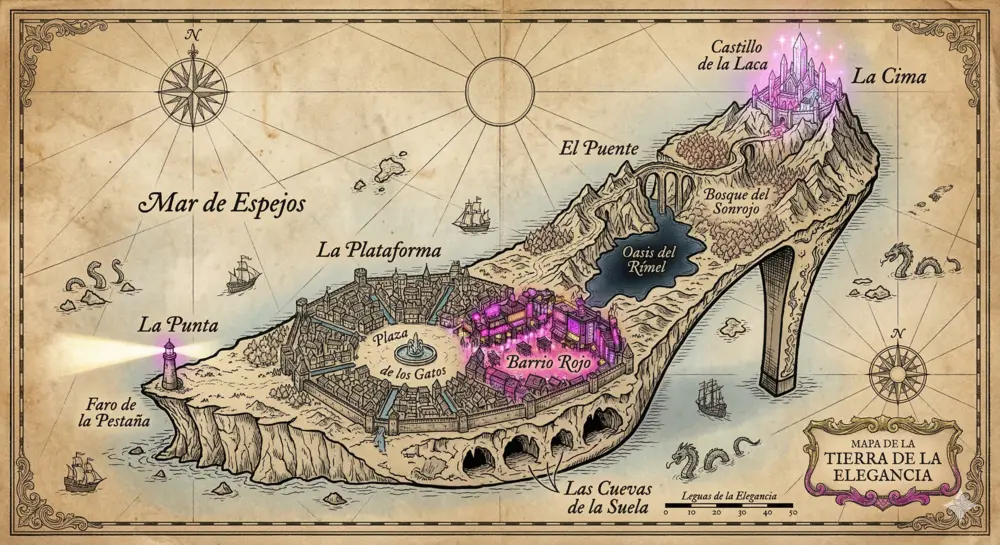 Mapa del Reino de Travestia